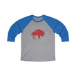 Load image into Gallery viewer, Buffalo Tri-Blend 3\4 Raglan Tee