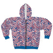 Load image into Gallery viewer, Buffalo Stripes Zubaz Zip Hoodie
