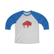 Load image into Gallery viewer, Buffalo Tri-Blend 3\4 Raglan Tee