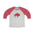 Load image into Gallery viewer, Buffalo Tri-Blend 3\4 Raglan Tee