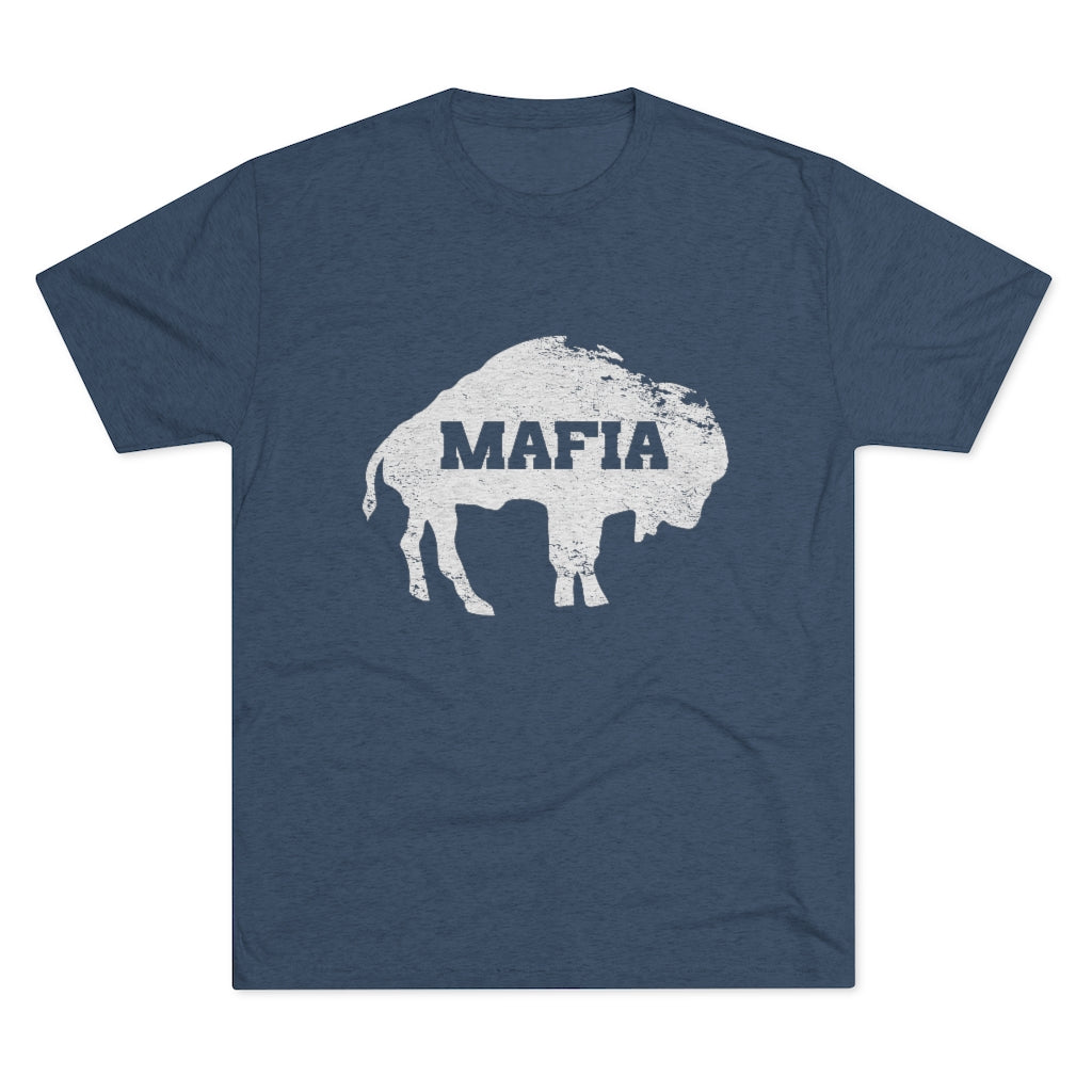 FFFM Buffalo Bills Mafia Retro Distressed 1960 Tee Tapestry