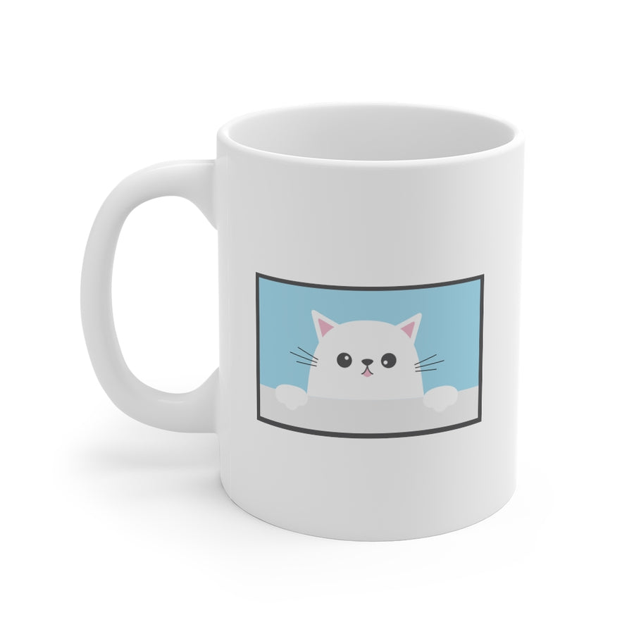 I'm Here Live, I'm Not a Cat Mug