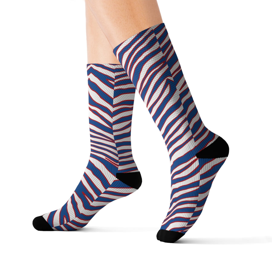 Zubaz Crew Socks