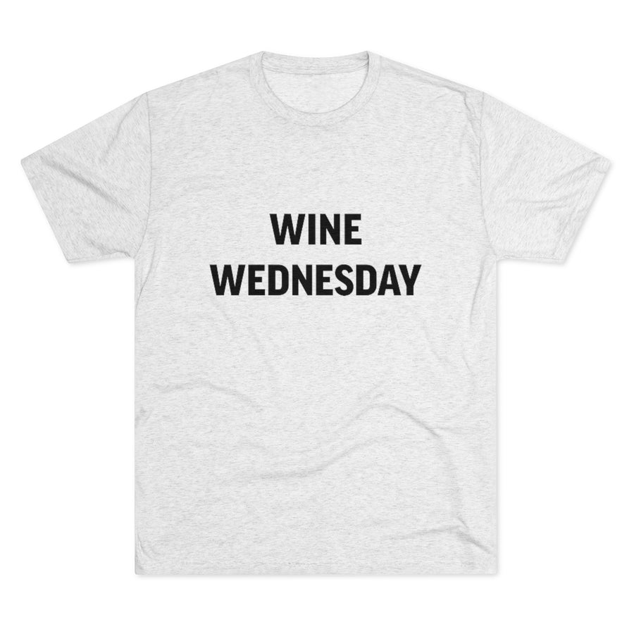 Wine Wednesday Tri-Blend Crew Tee