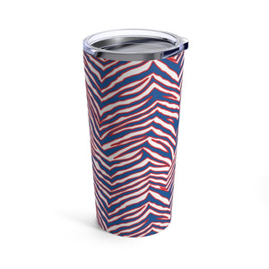 Buffalo Stripes Zubaz 20oz Tumbler