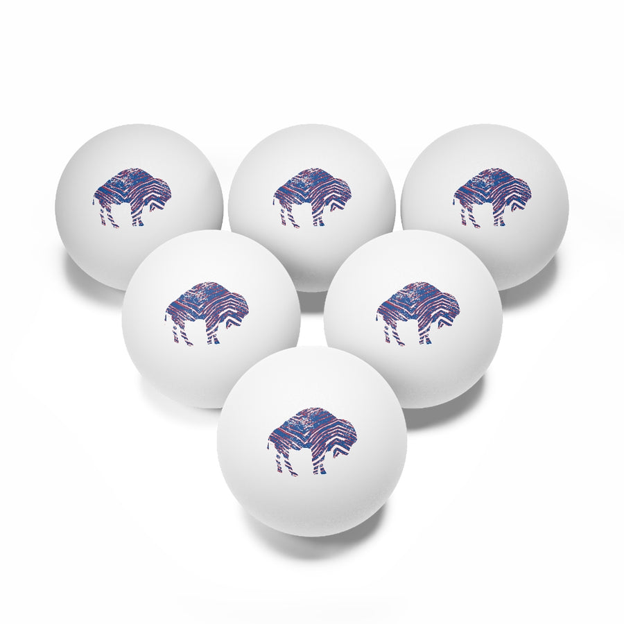 Bills Mafia Ping Pong Balls, 6 pcs