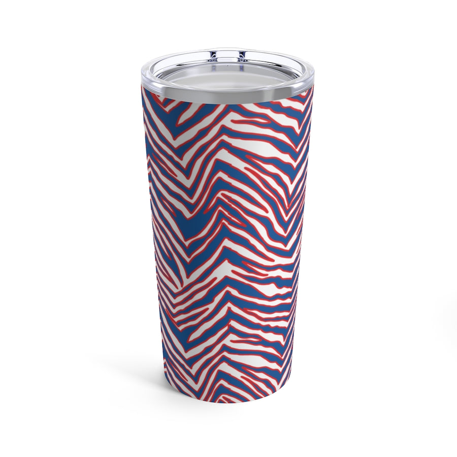 Buffalo Stripes Zubaz 20oz Tumbler