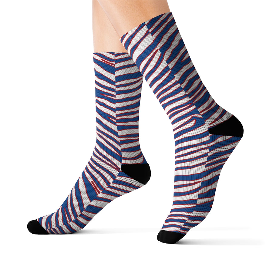 Zubaz Crew Socks