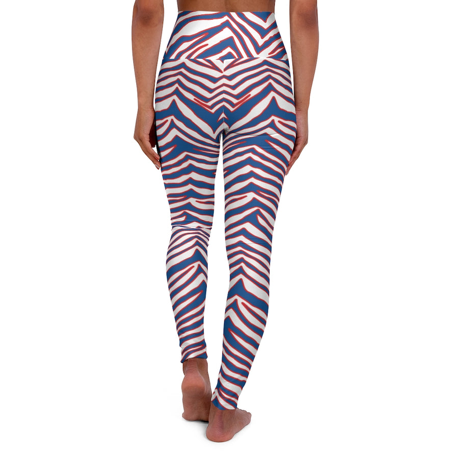 High Waisted Buffalo Zubaz Yoga Leggings