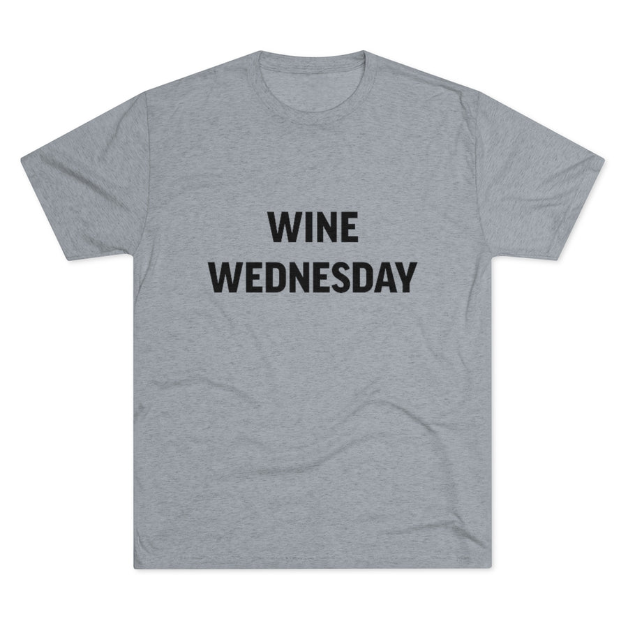 Wine Wednesday Tri-Blend Crew Tee